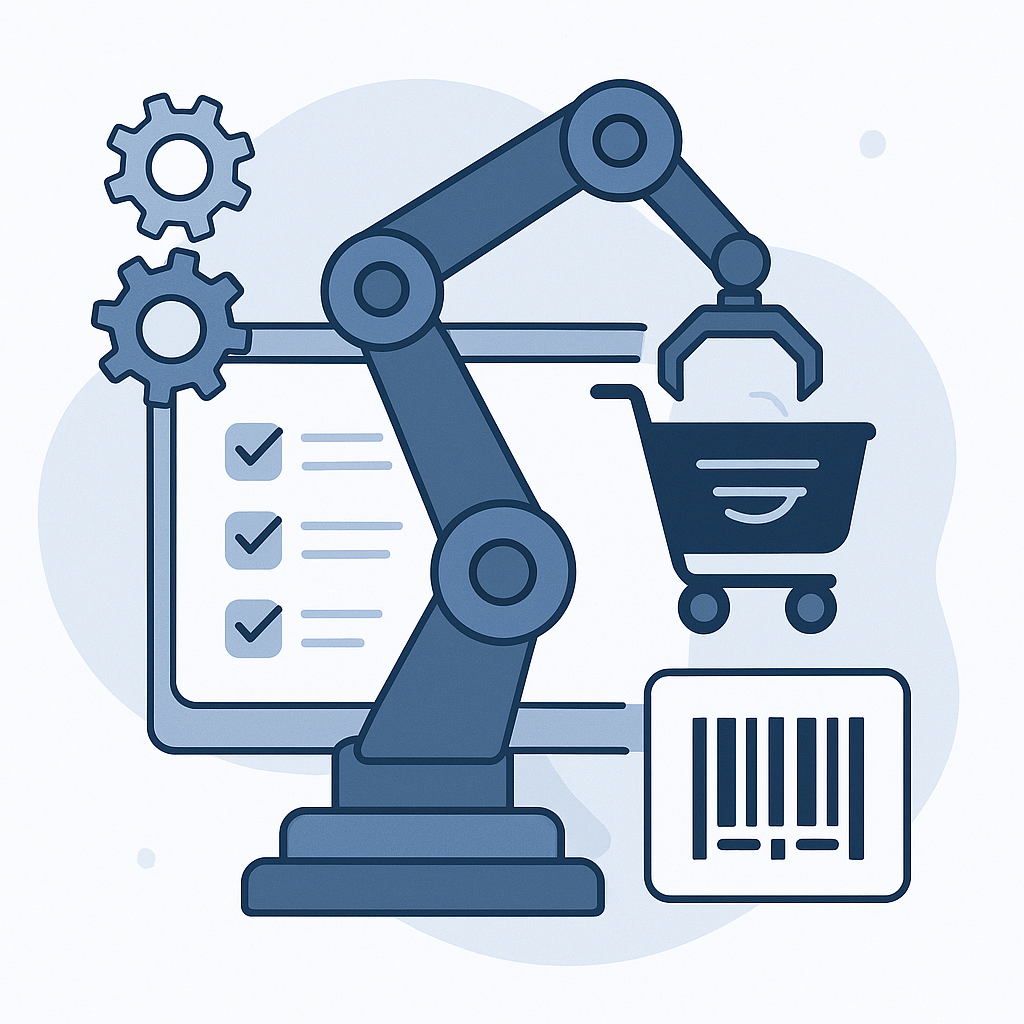 Symbolbild für automatisierten Einkaufsprozess